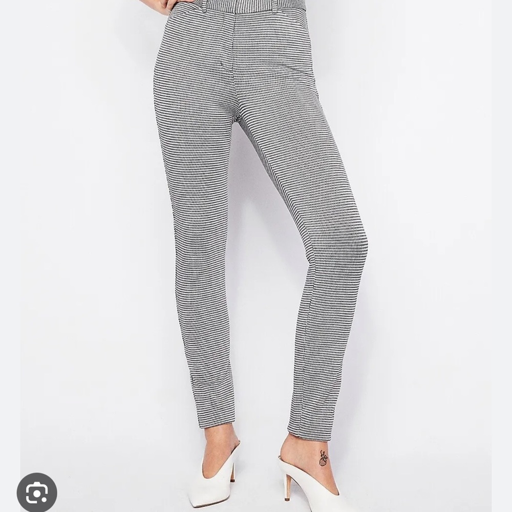 Express Houndstooth Skinny High Rise Pants Size 4